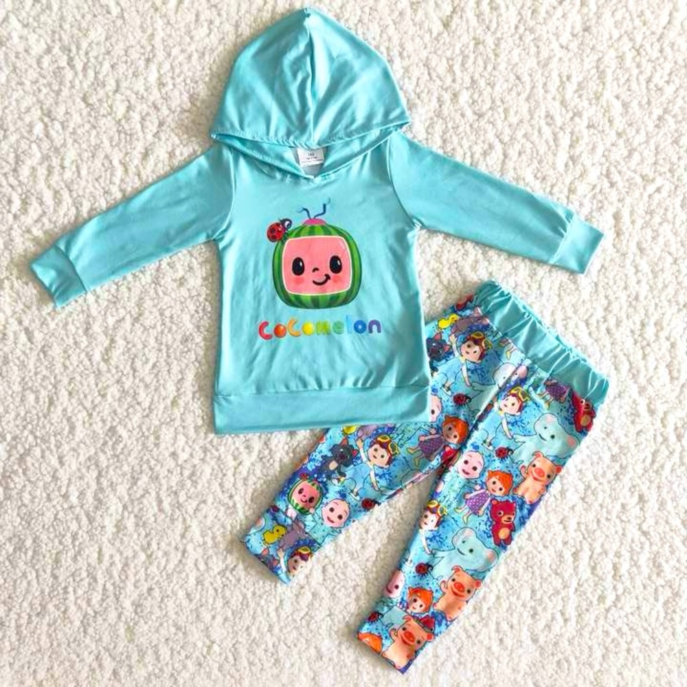 NEW Cocomelon Inspired Boutique Joggers Outfit 12/18 Months - Picture 2 of 2
